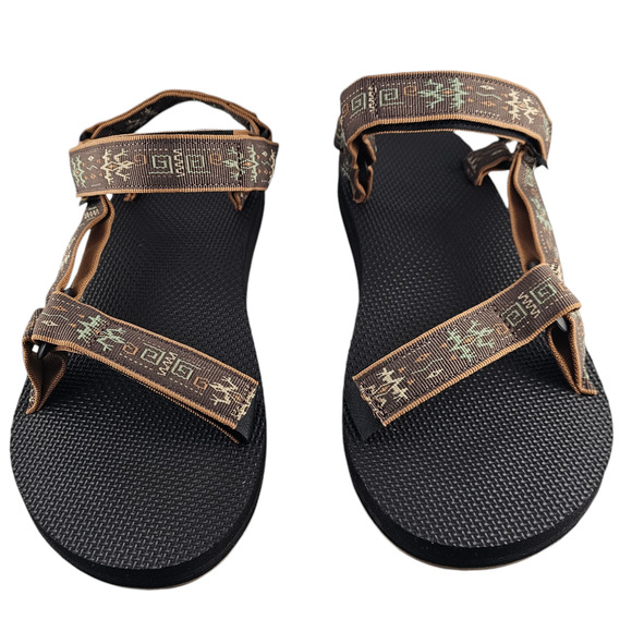 NWT Teva Sandals Mens Size 13 Original Universal Gecko Bracken Brown Adjustable
